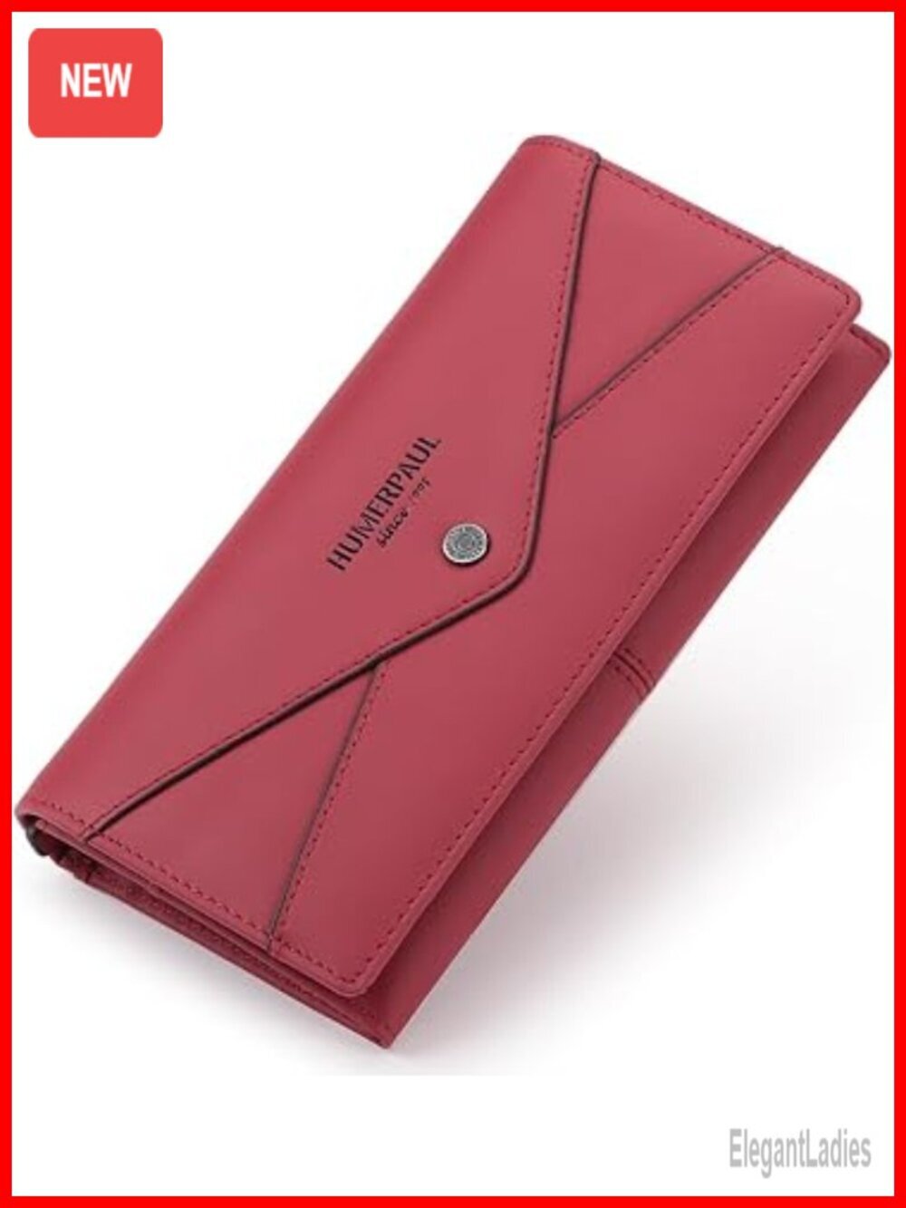 RFID Blocking Leather Bifold Wallet with Coin Pocket ID Window
